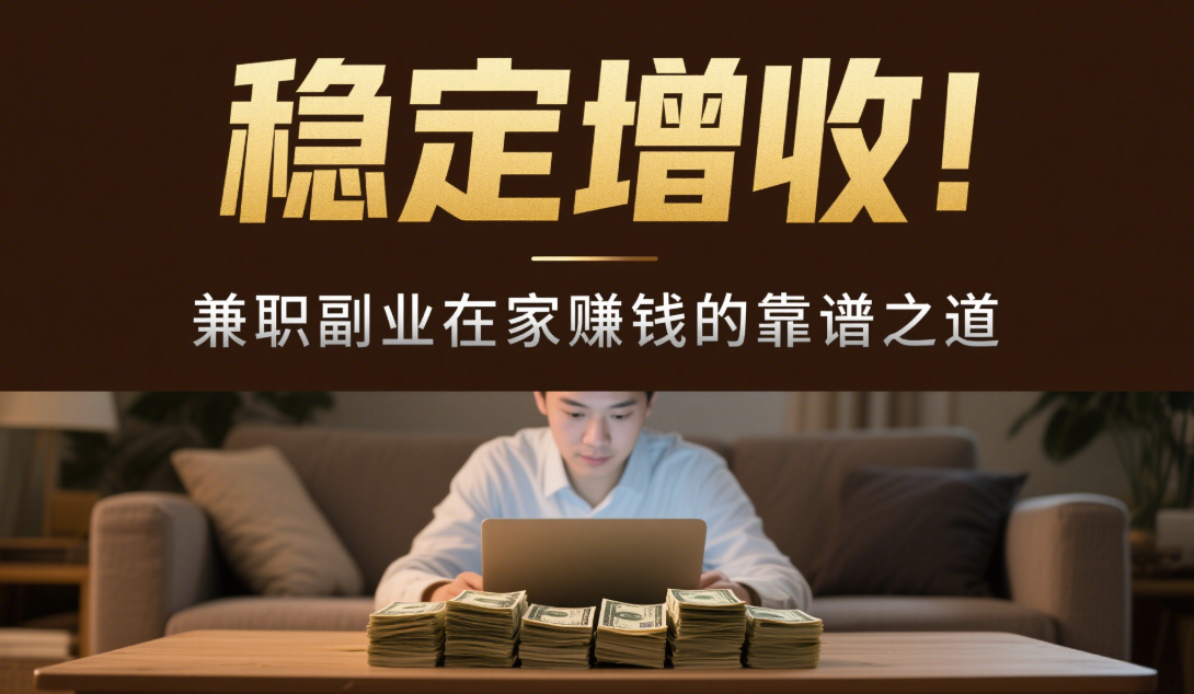 稳定增收！兼职副业在家赚钱的靠谱之道-爱分享资源网
