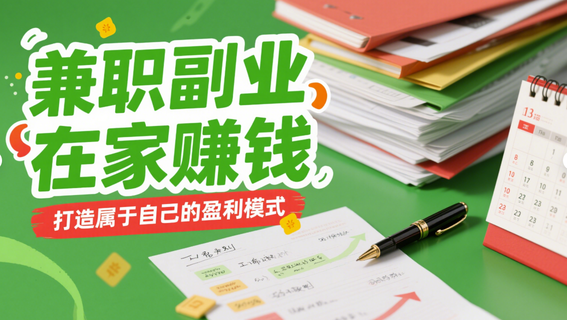 兼职副业在家赚钱：打造属于自己的盈利模式-爱分享资源网