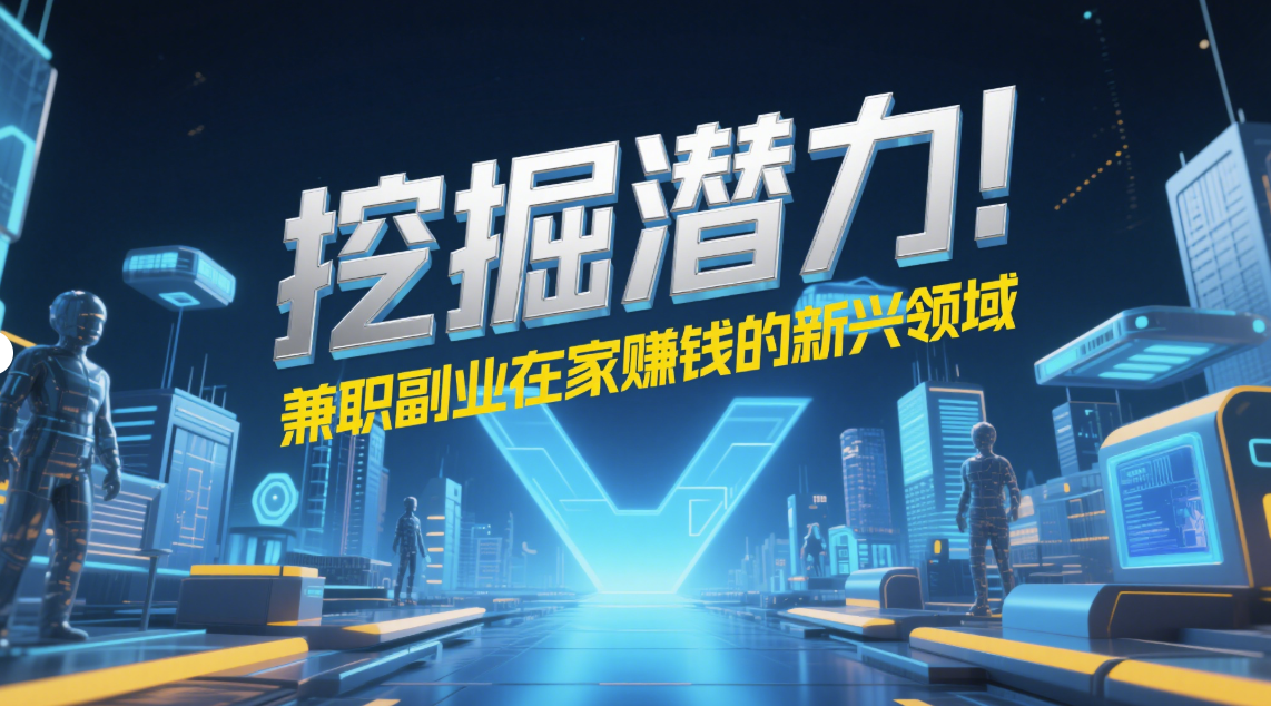 挖掘潜力！兼职副业在家赚钱的新兴领域-爱分享资源网
