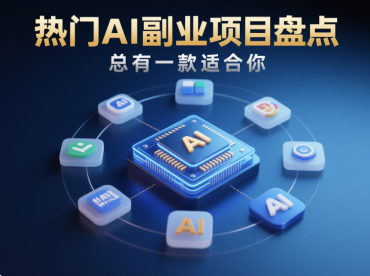 热门AI副业项目盘点，总有一款适合你-爱分享资源网