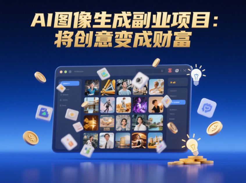 AI图像生成副业项目：将创意变成财富-爱分享资源网