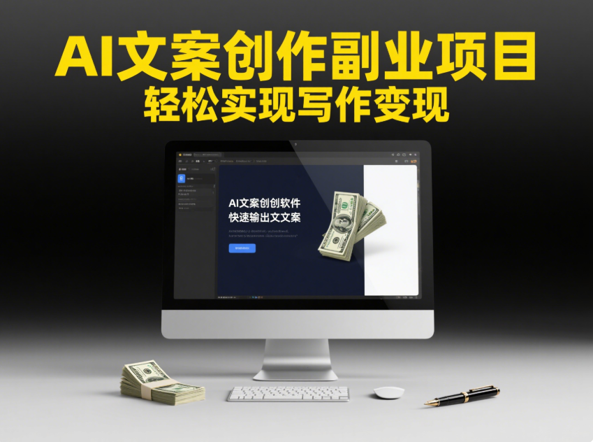 AI文案创作副业项目，轻松实现写作变现-爱分享资源网