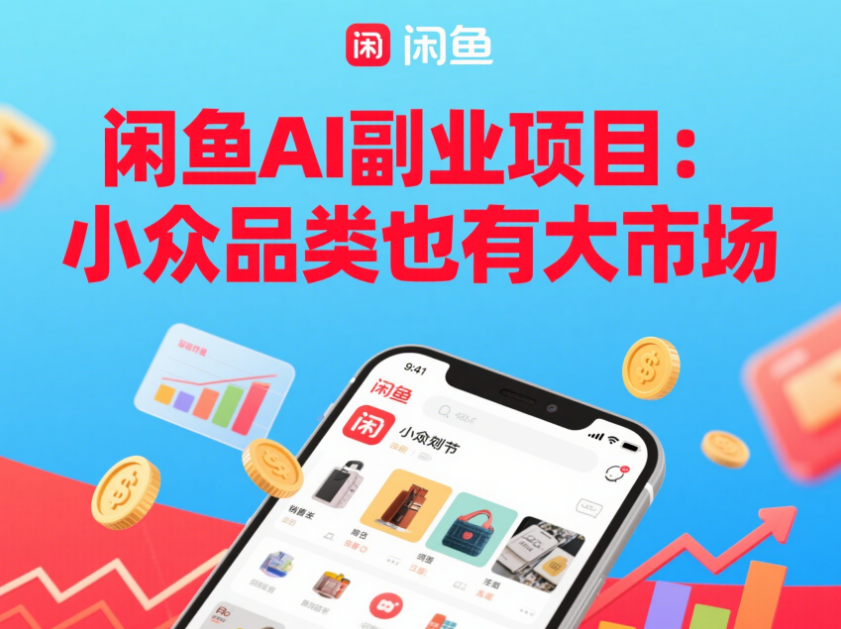 闲鱼AI副业项目：小众品类也有大市场-爱分享资源网