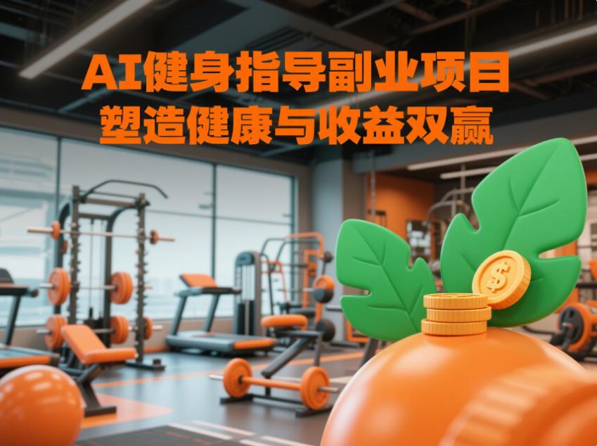 AI健身指导副业项目，塑造健康与收益双赢-爱分享资源网