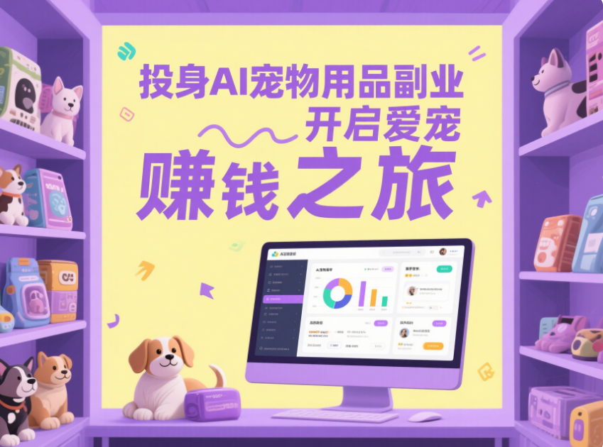 AI宠物用品推荐副业项目，爱宠人士的赚钱之道-爱分享资源网