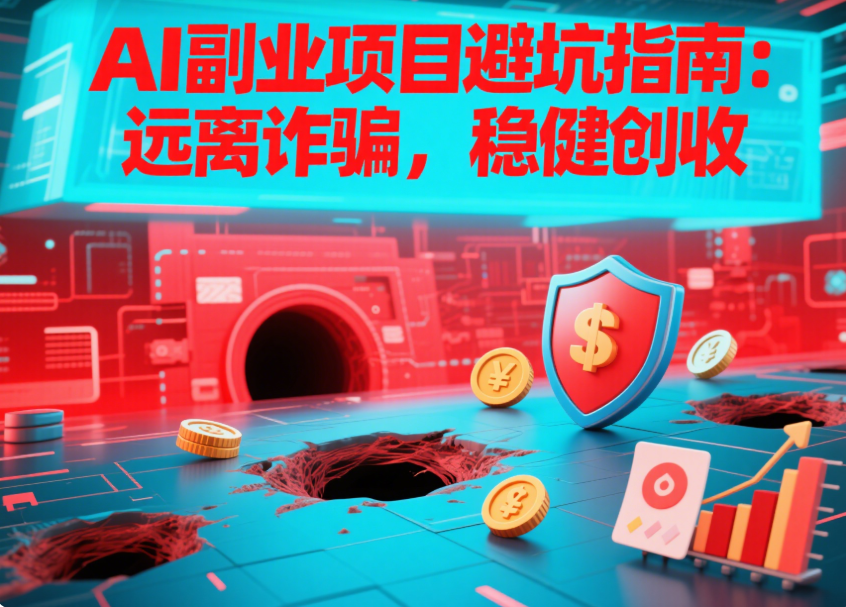 AI副业项目避坑指南：远离诈骗，稳健创收-爱分享资源网
