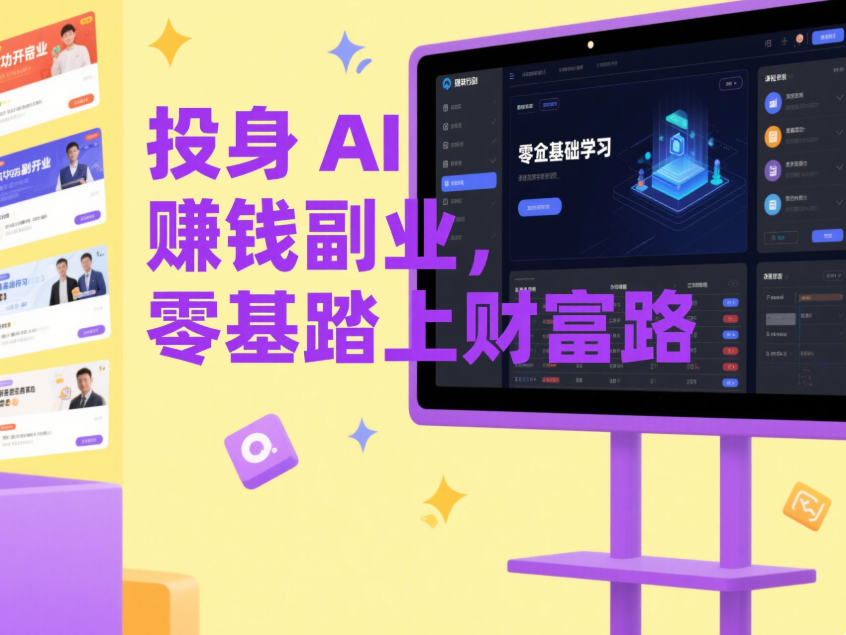 图片[1]-探索 AI 赚钱副业：零基础也能开启的财富之旅-爱分享资源网