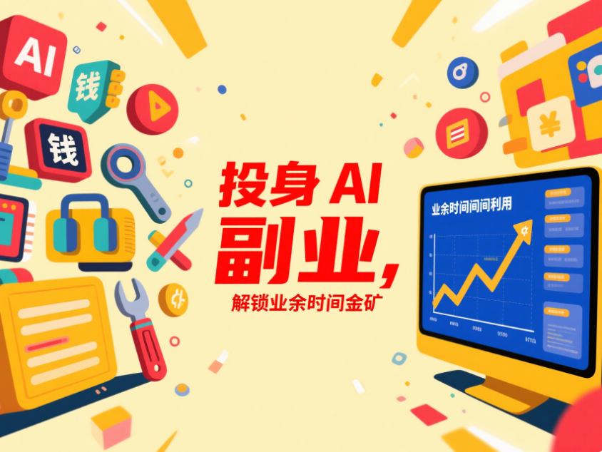 解锁 AI 赚钱副业，让你的业余时间变“金矿-爱分享资源网