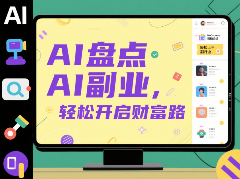 AI 时代下，那些轻松上手的赚钱副业大盘点-爱分享资源网