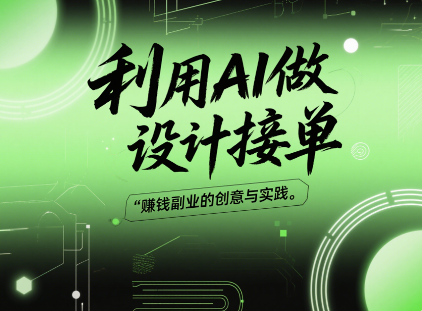 利用 AI 做设计接单：赚钱副业的创意与实践-爱分享资源网