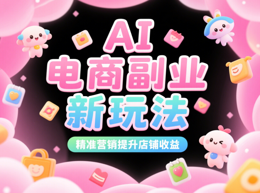 AI 电商运营副业：精准营销，提升店铺收益-爱分享资源网