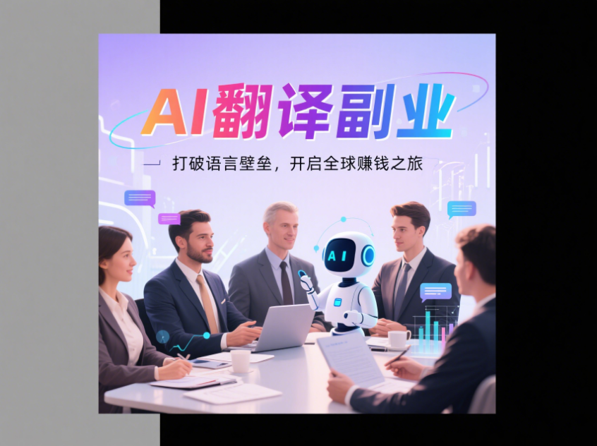 AI 翻译副业：打破语言壁垒，开启全球赚钱之旅-爱分享资源网
