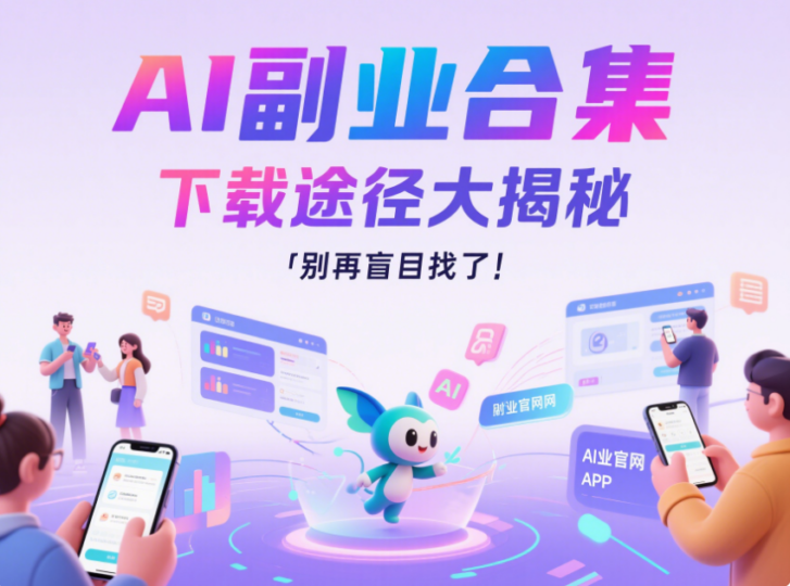 ai 副业合集下载途径大揭秘，别再盲目找了-爱分享资源网