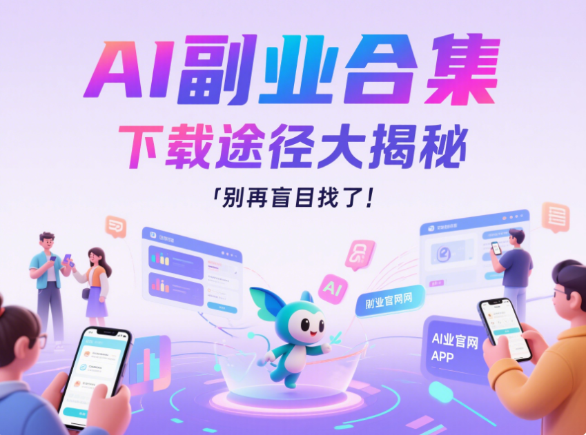 ai 副业合集下载途径大揭秘，别再盲目找了-爱分享资源网