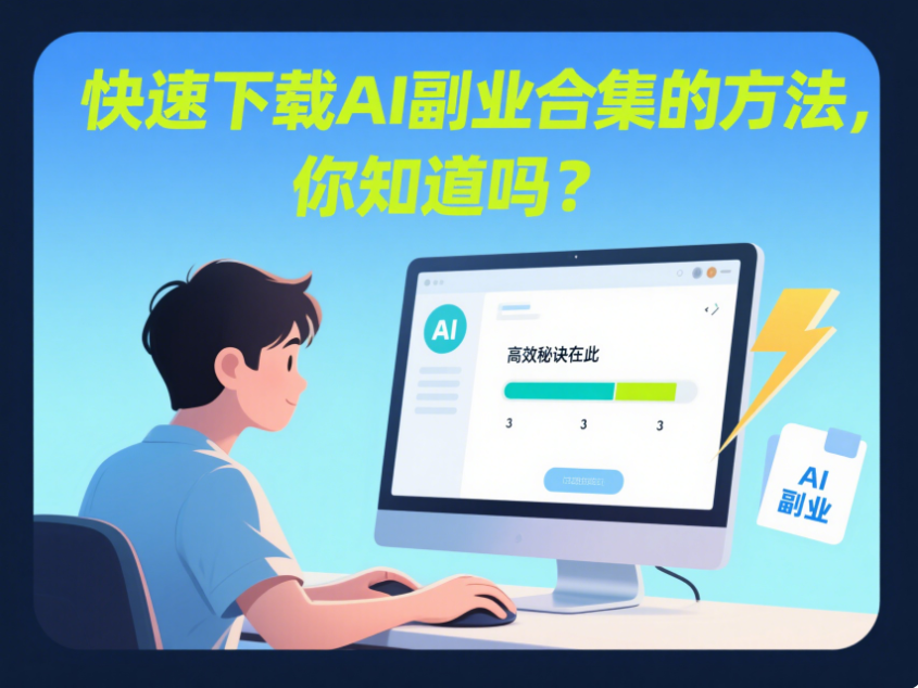 快速下载 ai 副业合集的方法，你知道吗？-爱分享资源网