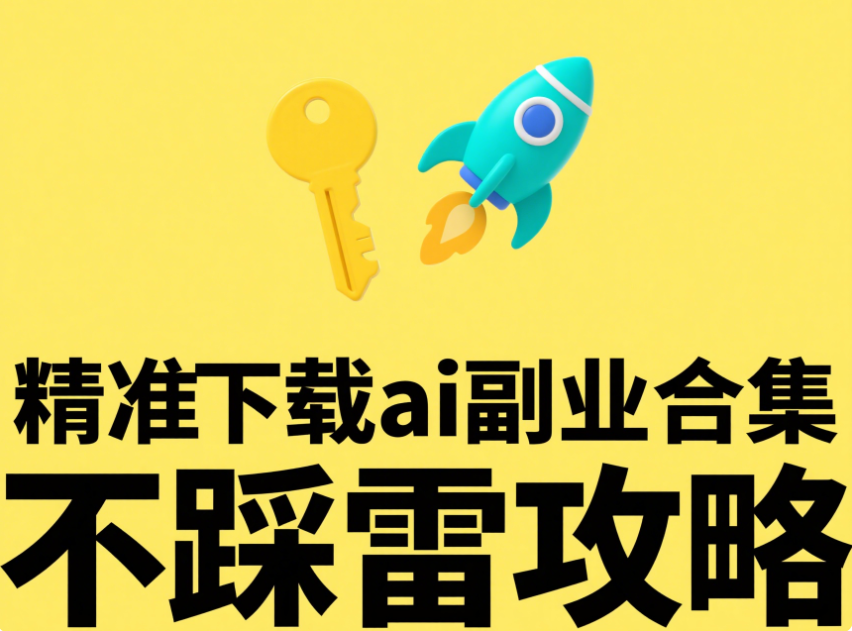 精准下载 ai 副业合集，不踩雷攻略-爱分享资源网