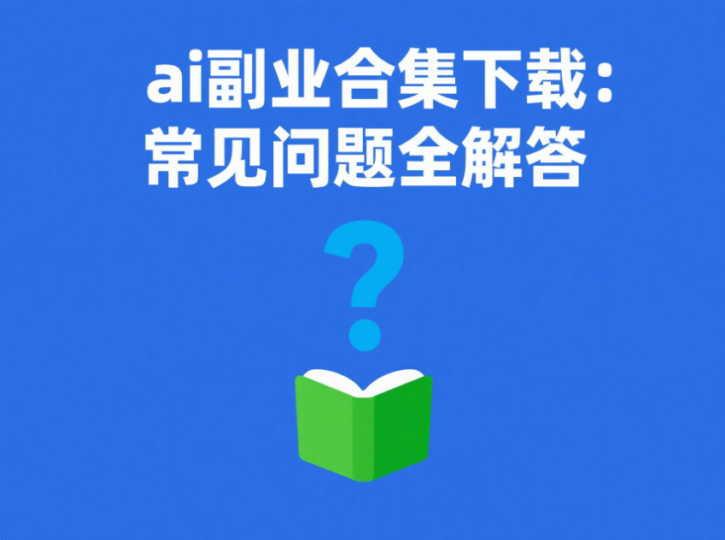 ai 副业合集下载：常见问题全解答-爱分享资源网