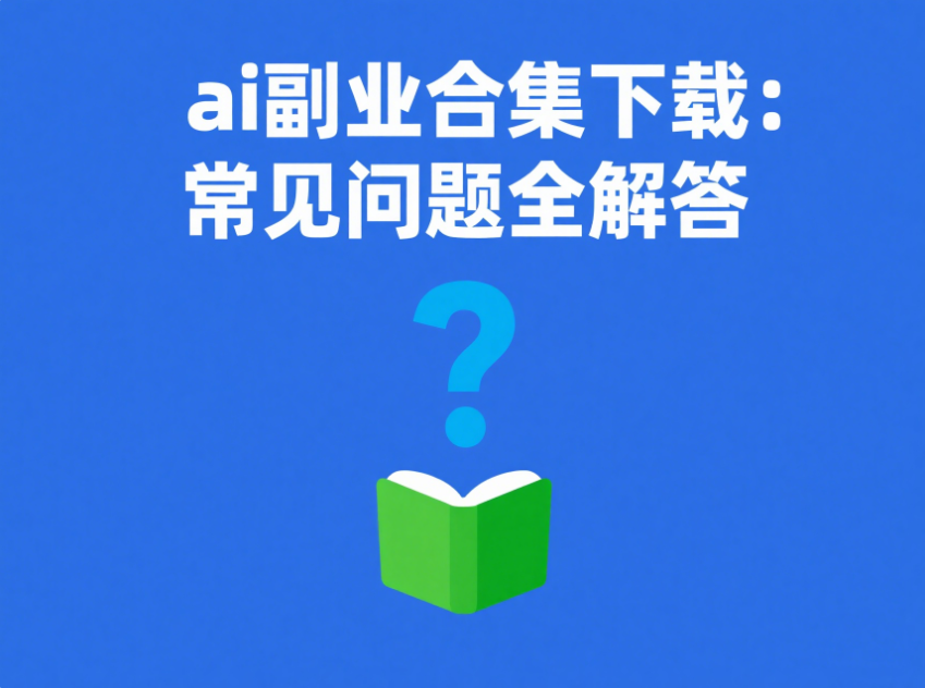 ai 副业合集下载：常见问题全解答-爱分享资源网