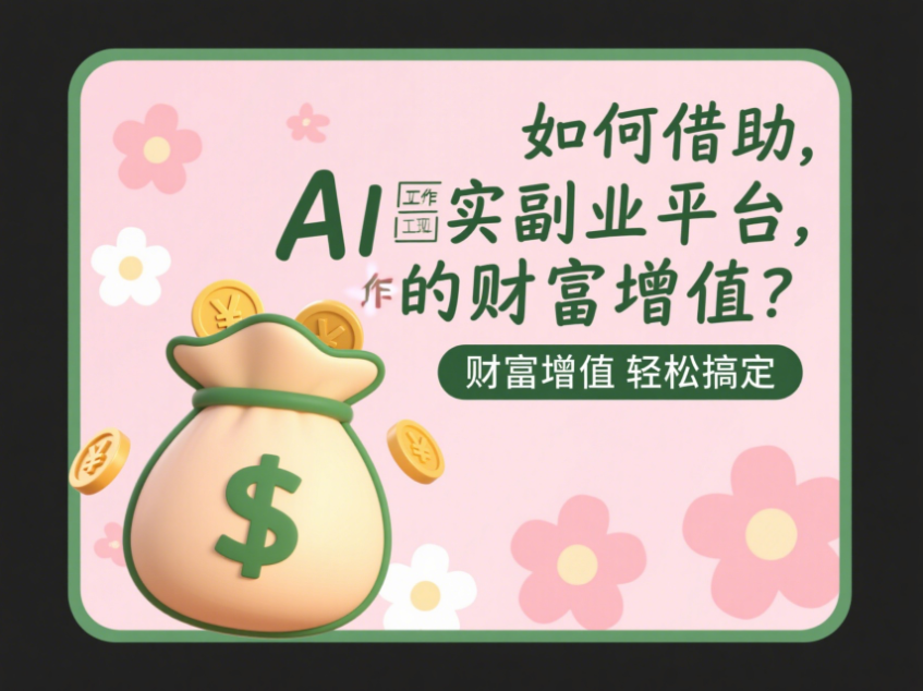 如何借助 AI 副业平台，实现工作外的财富增值？-爱分享资源网