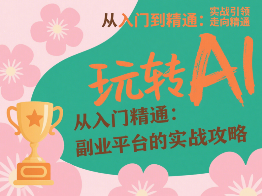 从入门到精通：玩转 AI 副业平台的实战攻略-爱分享资源网