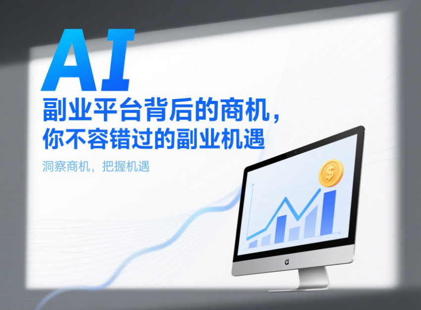 AI 副业平台背后的商机，你不容错过的副业机遇-爱分享资源网