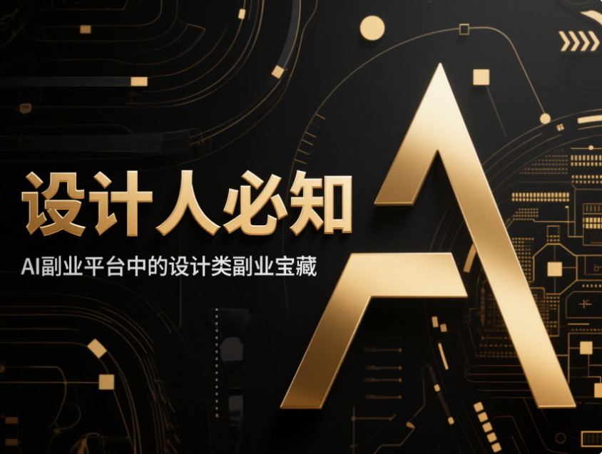 设计人必知：AI 副业平台中的设计类副业宝藏-爱分享资源网
