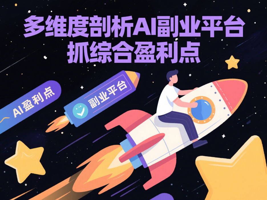 多维度剖析 AI 副业平台，找到最适合你的盈利点-爱分享资源网