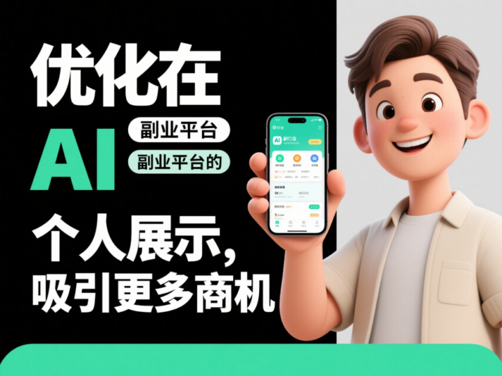 优化在 AI 副业平台的个人展示，吸引更多商机-爱分享资源网