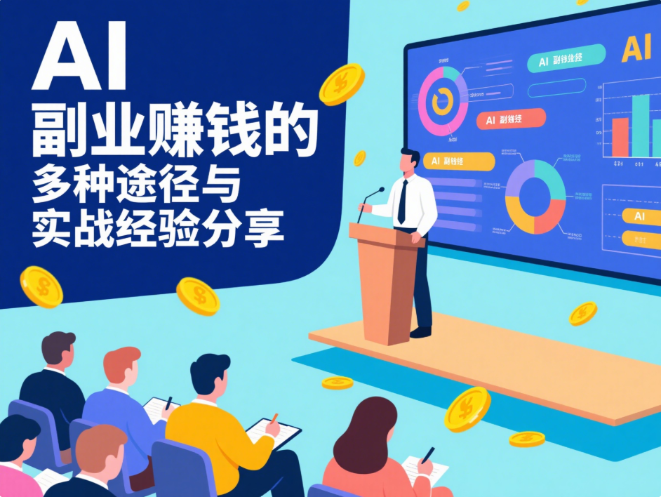 Ai副业赚钱的多种途径与实战经验分享-爱分享资源网