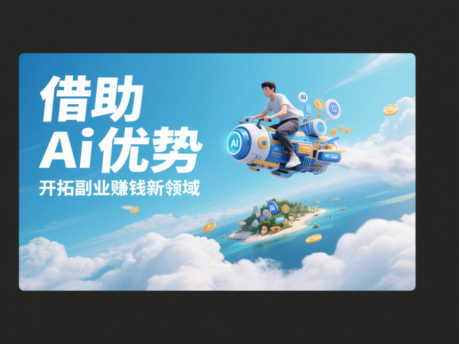借助Ai优势，开拓副业赚钱新领域-爱分享资源网