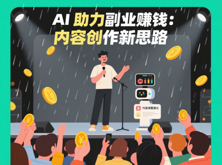 Ai助力副业赚钱：内容创作新思路-爱分享资源网
