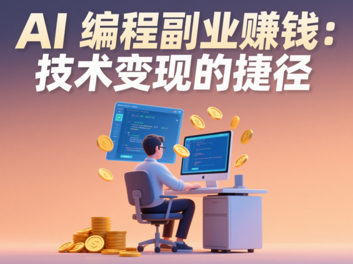 Ai编程副业赚钱：技术变现的捷径-爱分享资源网