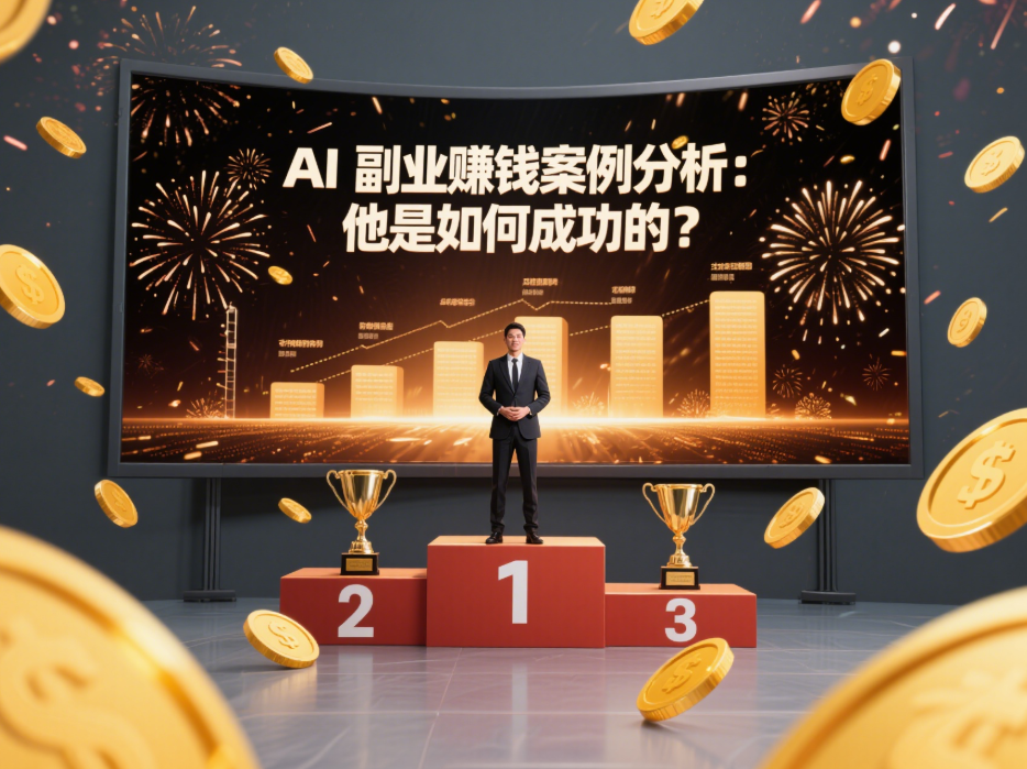 Ai副业赚钱案例分析：他是如何成功的？-爱分享资源网