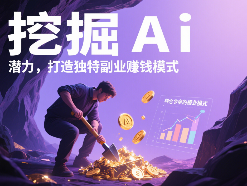 挖掘Ai潜力，打造独特副业赚钱模式-爱分享资源网