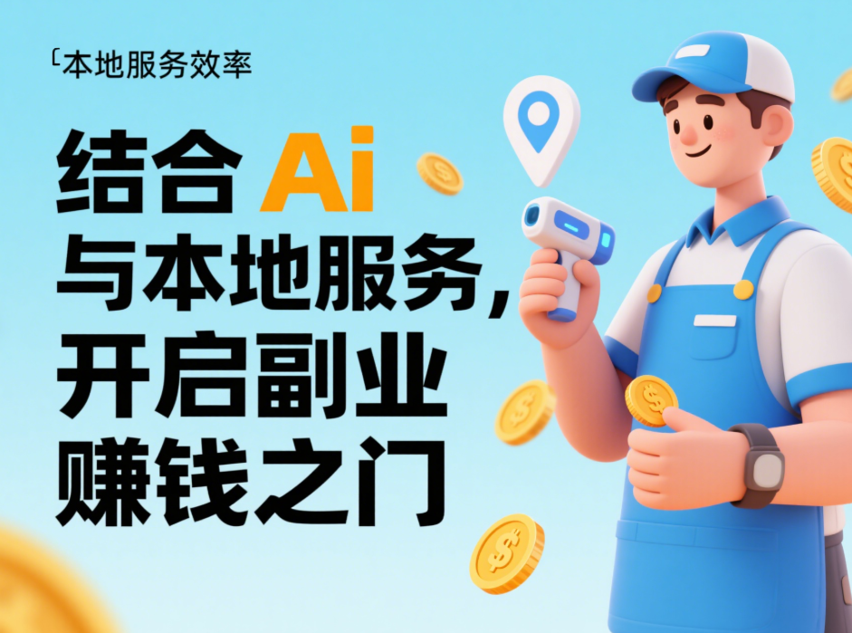结合Ai与本地服务，开启副业赚钱之门-爱分享资源网