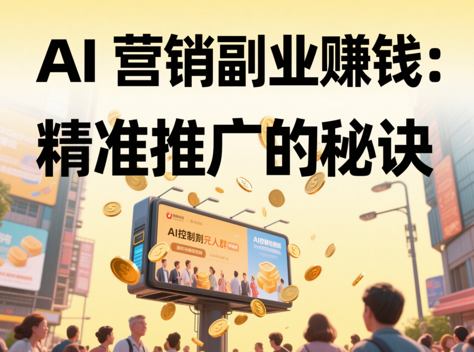 Ai营销副业赚钱：精准推广的秘诀-爱分享资源网