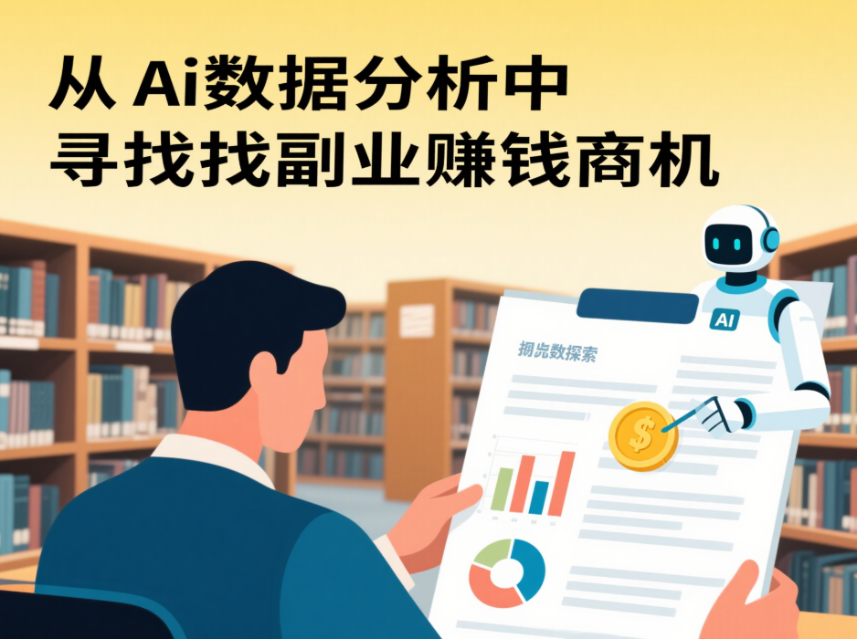 从Ai数据分析中寻找副业赚钱商机-爱分享资源网