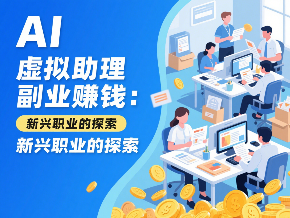 Ai虚拟助理副业赚钱：新兴职业的探索-爱分享资源网