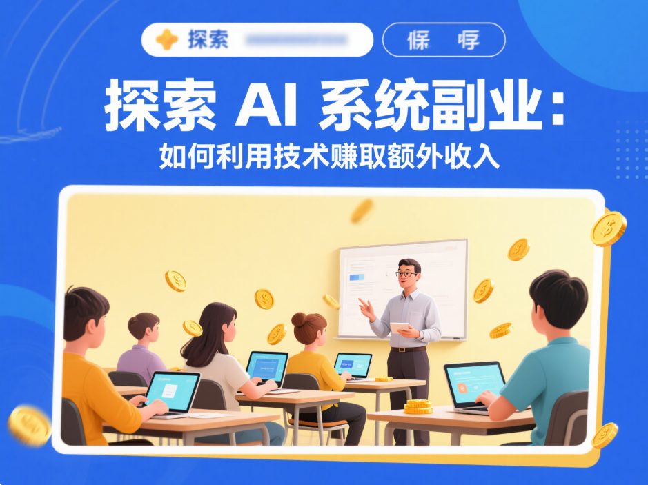 探索AI系统副业：如何利用技术赚取额外收入-爱分享资源网