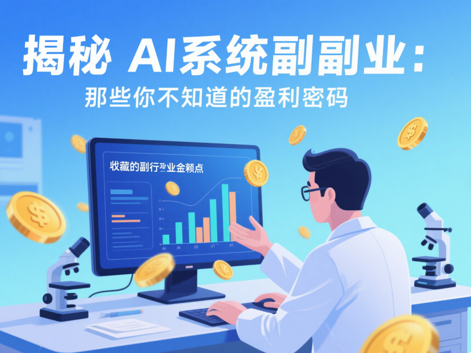 揭秘AI系统副业：那些你不知道的盈利密码-爱分享资源网