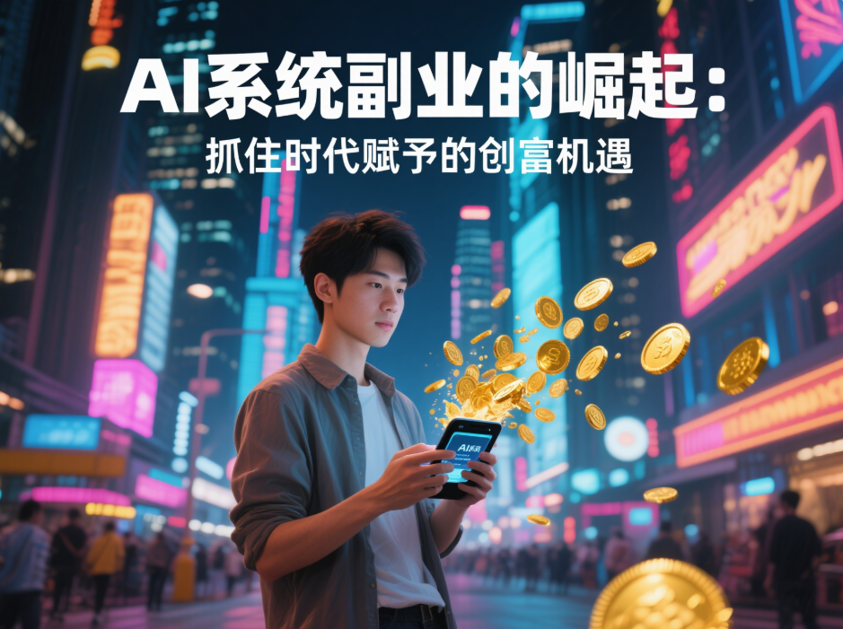 AI系统副业的崛起：抓住时代赋予的创富机遇-爱分享资源网