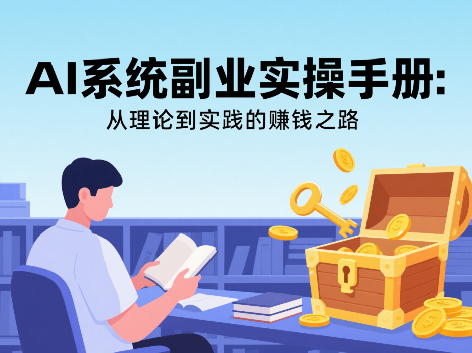 AI系统副业实操手册：从理论到实践的赚钱之路-爱分享资源网