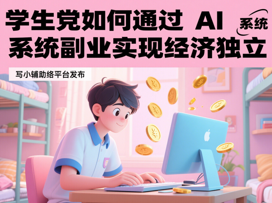 学生党如何通过AI系统副业实现经济独立-爱分享资源网