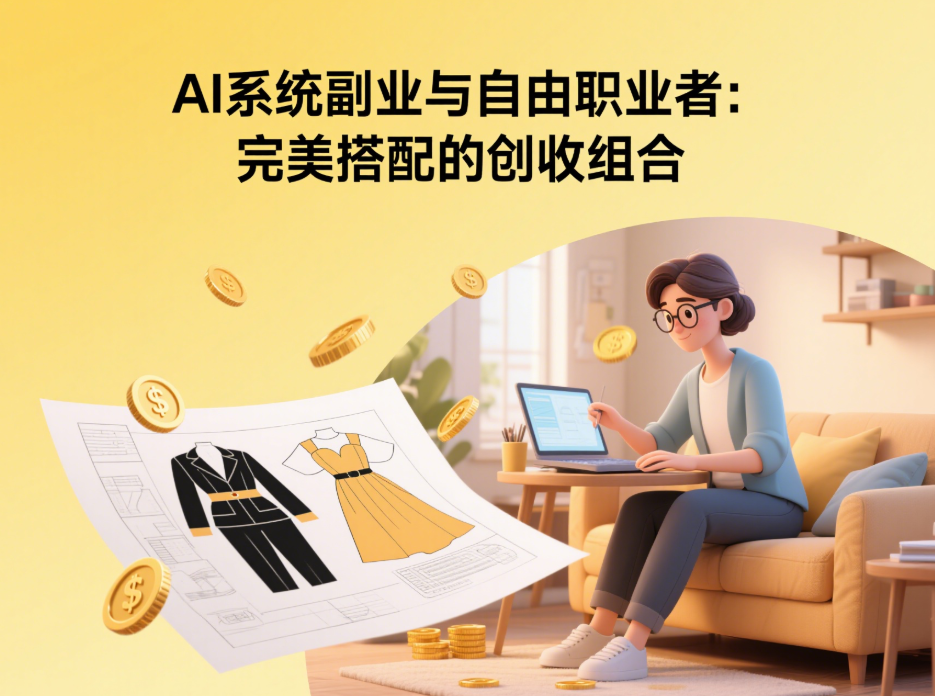 AI系统副业与自由职业者：完美搭配的创收组合-爱分享资源网