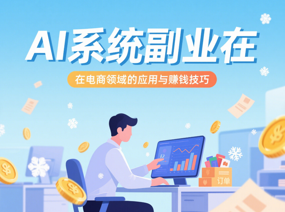 AI系统副业在电商领域的应用与赚钱技巧-爱分享资源网