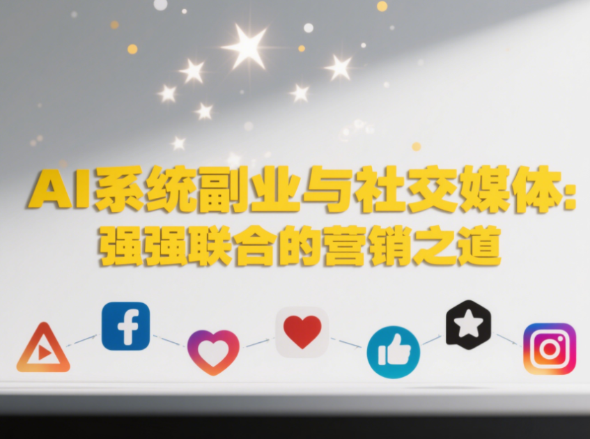 AI系统副业与社交媒体：强强联合的营销之道-爱分享资源网