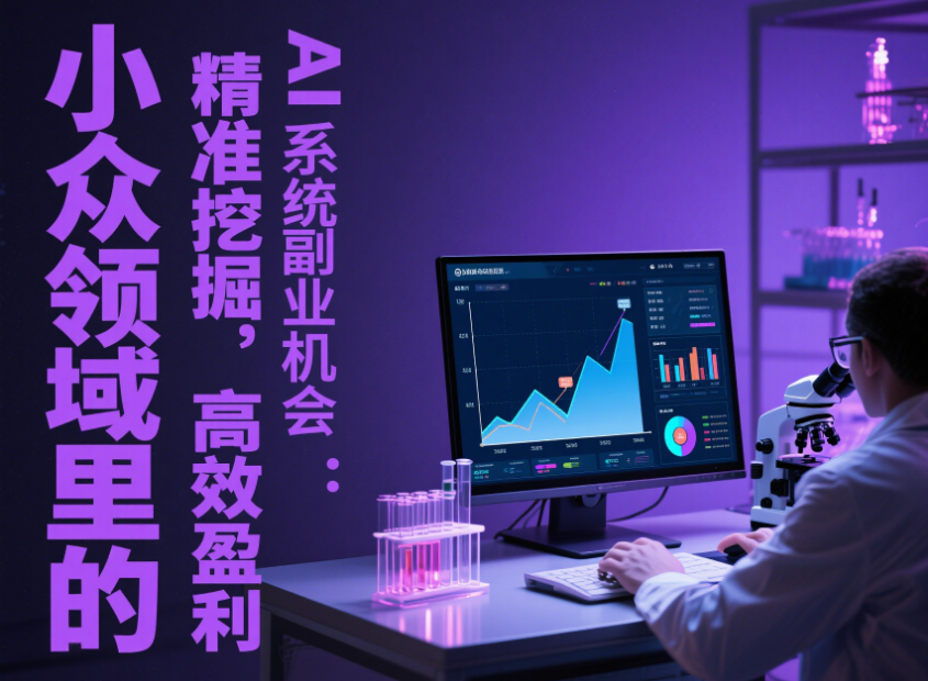 小众领域里的AI系统副业机会：精准挖掘，高效盈利-爱分享资源网