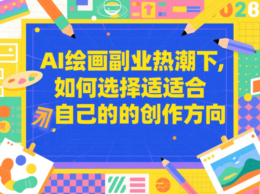 AI 绘画副业热潮下，如何选择适合自己的创作方向-爱分享资源网