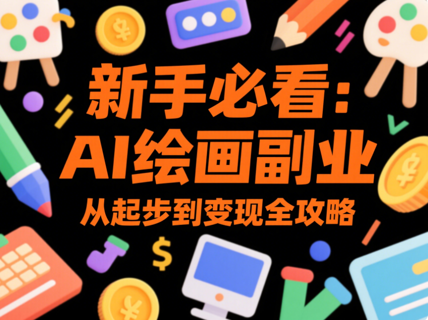 新手必看：AI 绘画副业从起步到变现全攻略-爱分享资源网
