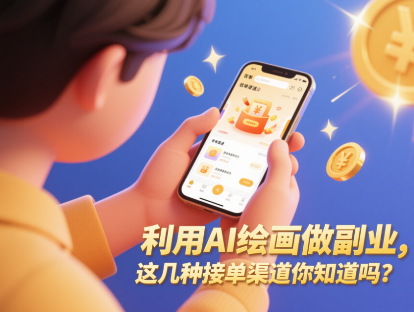 利用 AI 绘画做副业，这几种接单渠道你知道吗？-爱分享资源网